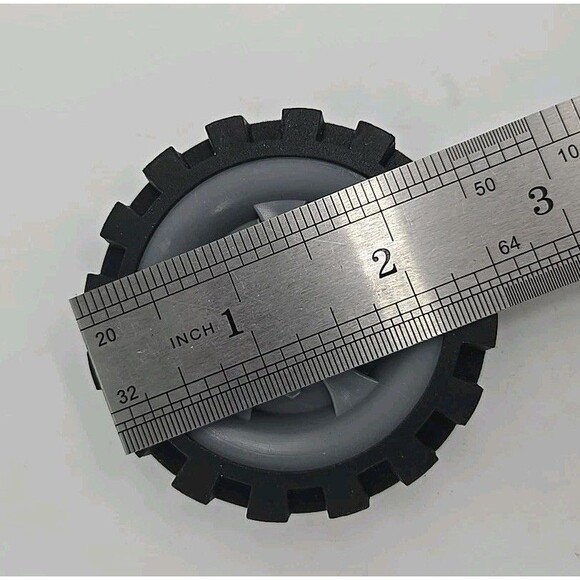 2 K'nex Tires Wheels Replacement Parts Pieces Almost 2 1/2" Across Lot of 2 - Picture 11 of 11